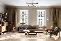 Wilton-tæppe - Sandrigo (beige)