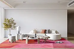 Wilton-tæppe - Lazio (lyserød)