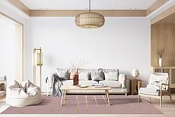 Wilton-tæppe - Marino (lyserød)