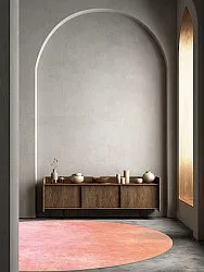 Rundt tæppe - Baden (lyserød)