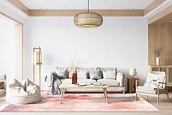 Wilton-tæppe - Nancy (lyserød)