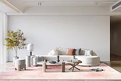 Wilton-tæppe - Nancy (lyserød)