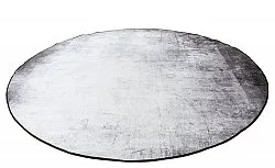 Rundt tæppe - Rosia (blå/grå)