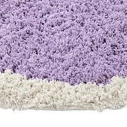 Rundt tæppe - Naousa Natural Cotton Shaggy (multi)