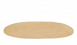 Ovalt tæppe - Ozar (jute)