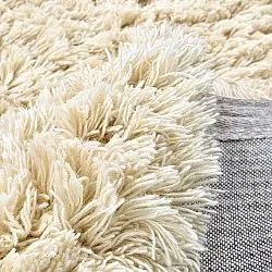 Rundt tæppe - Aliste Wool Shaggy (alabaster gleam)