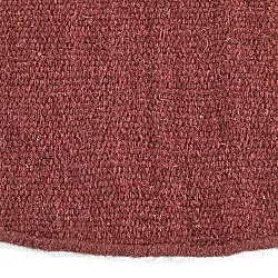 Rundt tæppe - Hamilton (dyb rød)