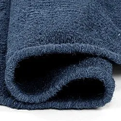 Rundt tæppe - Hamilton (marineblå)