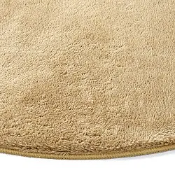 Runde tæpper - Aranga Super Soft Fur (mørk beige)