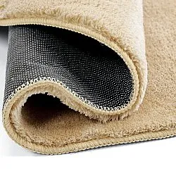 Runde tæpper - Aranga Super Soft Fur (mørk beige)