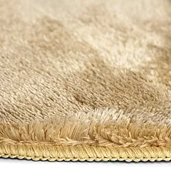 Runde tæpper - Aranga Super Soft Fur (mørk beige)