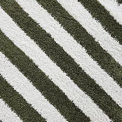 Runde tæpper - Imilchil (hvid/grøn)