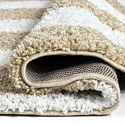 Runde tæpper - Tamri (beige/hvid)