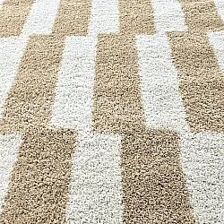 Runde tæpper - Tamri (beige/hvid)