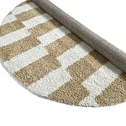 Runde tæpper - Tamri (beige/hvid)