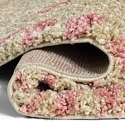 Runde tæpper - Tiznit (beige/pink)