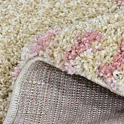 Runde tæpper - Tiznit (beige/pink)