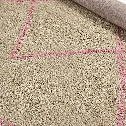 Runde tæpper - Tiznit (beige/pink)