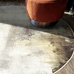 Rundt tæppe - Cadiz (beige)