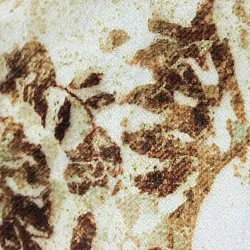 Rundt tæppe - Denizli (beige)