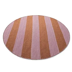 Rundt tæppe - Garine (orange/pink)