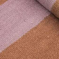 Rundt tæppe - Garine (orange/pink)