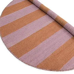Rundt tæppe - Garine (orange/pink)