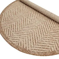 Rundt tæppe - Indoor/Outdoor Donora (brun)