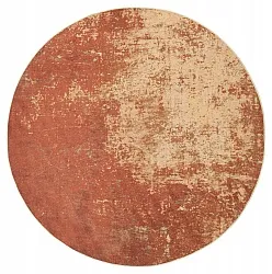 Rundt tæppe - Lynton (terra cotta)