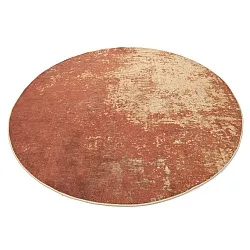 Rundt tæppe - Lynton (terra cotta)