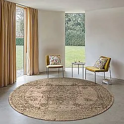 Rundt tæppe - Peking Royal (lyserød)