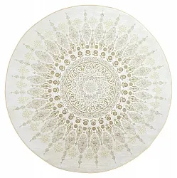 Rundt tæppe - Sandrigo (beige)