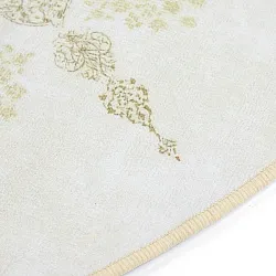 Rundt tæppe - Sandrigo (beige)