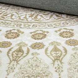 Rundt tæppe - Sandrigo (beige)