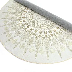 Rundt tæppe - Sandrigo (beige)