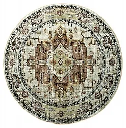 Rundt tæppe - Siliana (beige)
