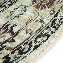 Rundt tæppe - Siliana (beige)