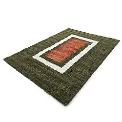 Ryatæpper - Alsace (grøn/hvid/orange)