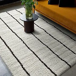 Ryatæpper - Eze (hvid/brun)