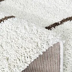 Ryatæpper - Eze (hvid/brun)