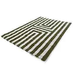 Ryatæpper - Imilchil (hvid/grøn)