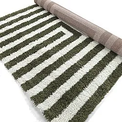 Ryatæpper - Imilchil (hvid/grøn)