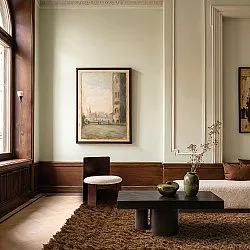 Ryatæpper - Melilla Hand Woven Wool Shaggy (brun)