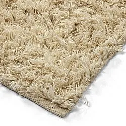 Ryatæpper - Melilla Hand Woven Wool Shaggy (natur)