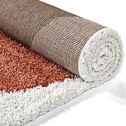 Ryatæpper - Sanghar (hvid/orange/grøn)