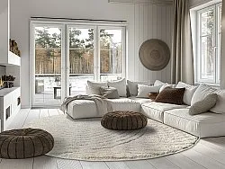 Runde tæpper - Wendy (offwhite)