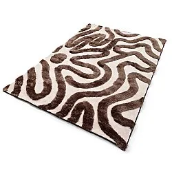 Ryatæpper - Akaba (brun/lyserød)