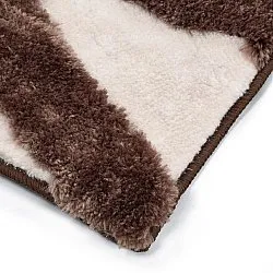 Ryatæpper - Akaba (brun/lyserød)