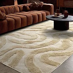 Ryatæpper - Akaba (creme/beige)