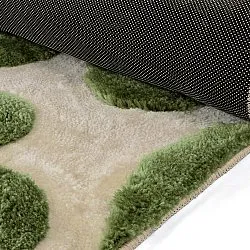 Ryatæpper - Akaba (creme/grøn)